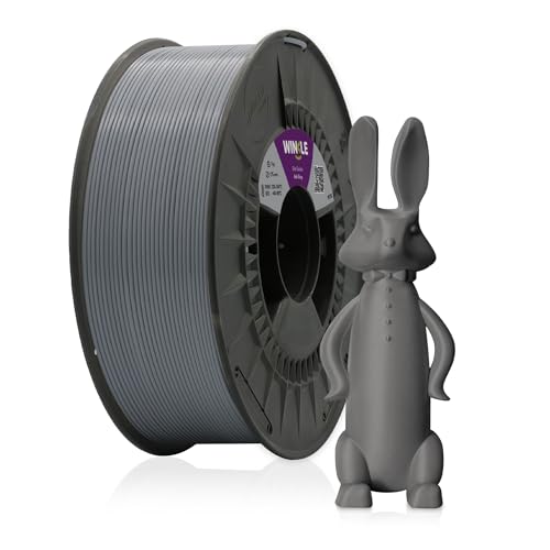 Winkle PETG-Filament, aschgrau, Petg, 2,85 mm, Filamentdruck, 3D-Drucker, 3D-Filament, aschgrau, Spule 1000 g von Winkle