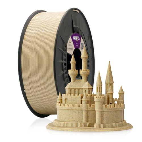 WINKLE PLA HD-Textur Filament (strukturiert), Sand, 3D-Drucker-Filament, PLA-Filament, 2,85 mm, 1 kg, PLA-Sand, Maßgenauigkeit, Spule mit 1 kg WINKLE PLA HD-Textur Filament (strukturiert), Sand, 3D-Drucker-Filament, PLA-Filament, 2,85 mm, 1 kg, PLA-Sand, Maßgenauigkeit, Spule mit 1 kg von WINKLE FEED YOUR PRINTER