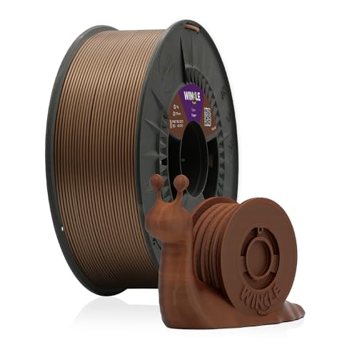 Winkle PLA-Filament | Pla 1,75 mm | Filamentdruck | 3D-Drucker | 3D-Filament | Kupferfarbe | Spule 300 g von Winkle