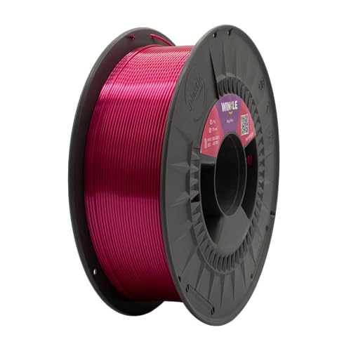 Winkle PLA-Filament SILK Ruby Pink | Pla 1,75 mm | Filament Print | 3D-Drucker | 3D-Filament | Farbe Ruby Pink | Spule 1000 g von Winkle