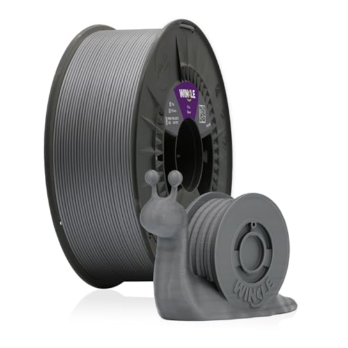 Winkle PLA-Filament | PLA 2,85 mm | Filamentdruck | 3D-Drucker | 3D-Filament | Silber | Spule 1000 g von Winkle