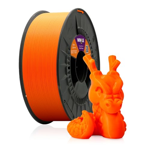 Winkle PLA Filament | Pla 1,75 mm | Filamentdruck | 3D-Drucker | 3D-Filament | Fluoreszierende Orange | Spule 300 g von Winkle