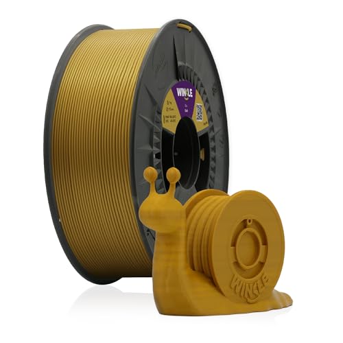 Winkle PLA Filament | Pla 1,75 mm | Filamentdruck | 3D-Drucker | 3D-Filament | Goldfarbe | Spule 300 g von Winkle