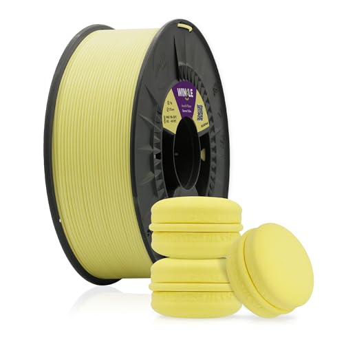 Winkle PLA Filament | Pla 1,75 mm | Filamentdruck | 3D-Drucker | 3D-Filament | Bananenfarbe | Spule 1000 g von Winkle