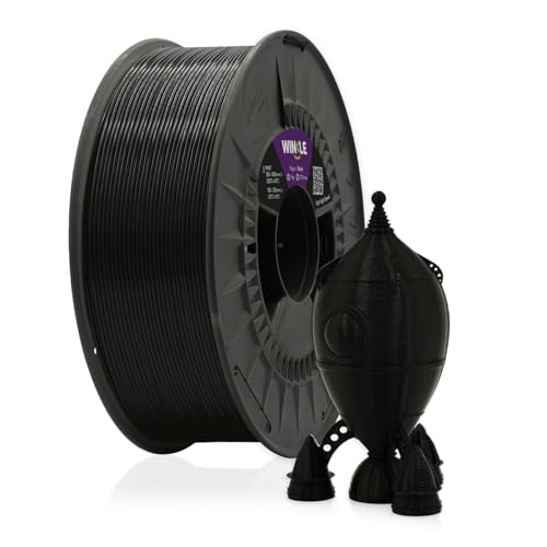 WINKLE PLA High Speed Filament 1.75mm Gagat Schwarz, 1kg Spule, 3D Drucker Filament Kompatibel mit FDM Druckern, 3D-Druckmaterialien, Maßgenauigkeit +/- 0.05mm, Hochgeschwindigkeit WINKLE PLA High Speed Filament 1.75mm Gagat Schwarz, 1kg Spule, 3D Drucker Filament Kompatibel mit FDM Druckern, 3D-Druckmaterialien, Maßgenauigkeit +/- 0.05mm, Hochgeschwindigkeit von WINKLE FEED YOUR PRINTER