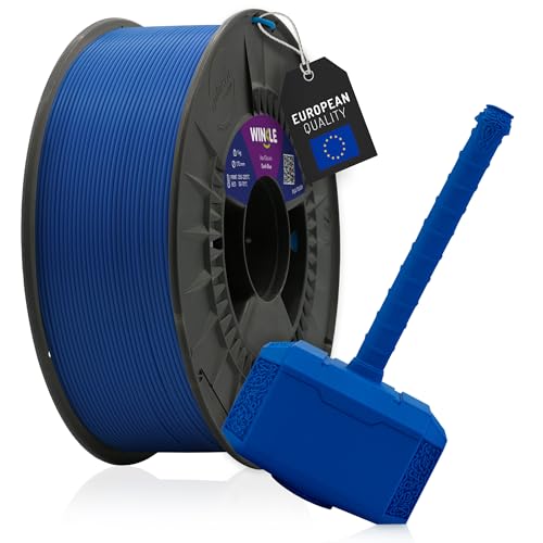 Winkle PLA TOUGH Filament Dark Blue | Pla 1,75 mm | Filament Printing | 3D-Drucker | 3D-Filament | Dunkelblau | Spule 1000 g von Winkle