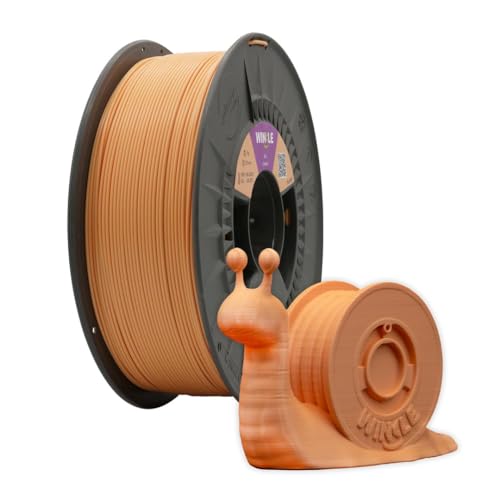 Winkle Tenaflex Filament, 1,75 mm, 3D-Druck, Elastomer-Kunststoff, 3D-Drucker, braunes Leder, Spule 750 g von Winkle