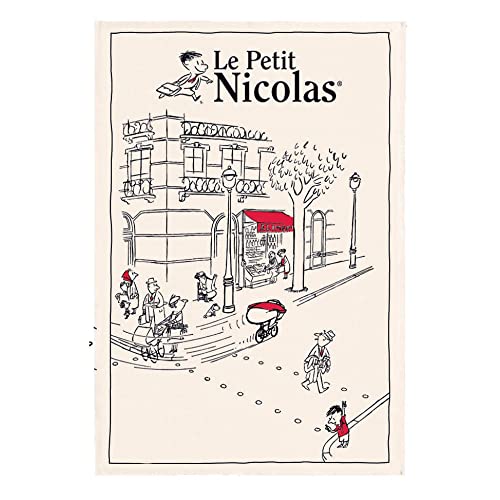 Geschirrtuch Le Petit Nicolas en ville Écru 48 X 72 ekrü 48 x 72 cm Winkler von Winkler