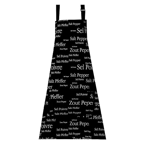 Küchenschürze Sel & Poivre 80 X 85 schwarz 80 x 85 cm Winkler von Winkler