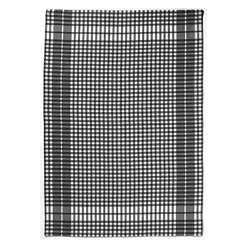 Geschirrtuch Petits Carreaux 50 X 70 schwarz 50 x 70 cm Winkler von Winkler