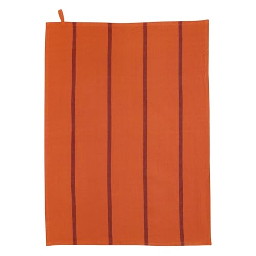 Recyceltes, gewaschenes Geschirrtuch Yuna marmelade 50 x 70 cm Winkler von Winkler