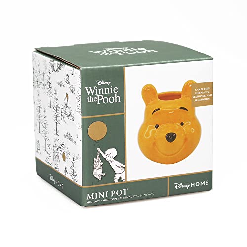 Winnie the Pooh Disney Mini-Blumentopf – Kleiner Blumentopf – niedlicher Blumentopf – 8,2 cm x 7,8 cm x 8,8 cm Geschenke – Disney Home von Winnie the Pooh