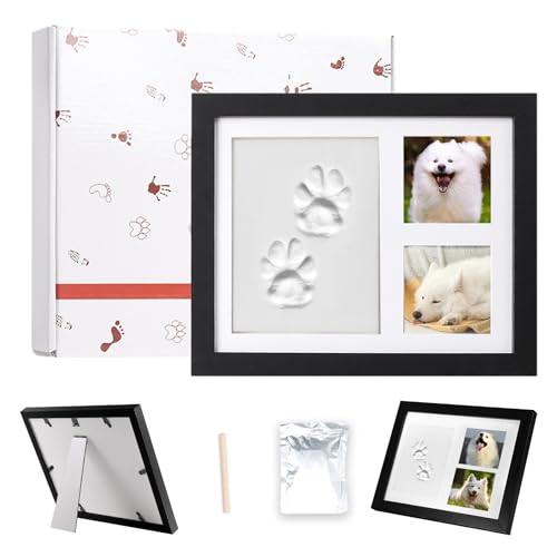 Winsegom Gedenkrahmen für Haustiere mit Hunde- oder Katzenpfotenabdruck-Set, Haustier-Bilderrahmen aus Ton zum Selbermachen, Tonabdruck-Set, perfekter Andenken-Bilderrahmen für Tierliebhaber und Winsegom Gedenkrahmen für Haustiere mit Hunde- oder Katzenpfotenabdruck-Set, Haustier-Bilderrahmen aus Ton zum Selbermachen, Tonabdruck-Set, perfekter Andenken-Bilderrahmen für Tierliebhaber und von Winsegom