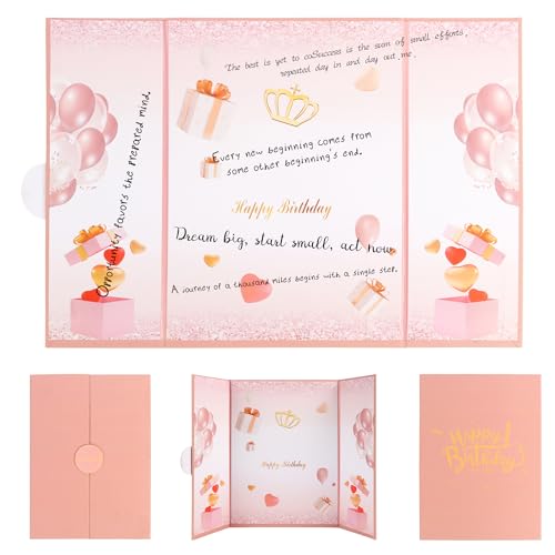 Winsegom Happy Birthday Gästebuch-Schild, Geburtstags-Gästebuch, Unterschrift, kreativ, rosa Unterschrift, Kartenbuch für Freunde, Familie, Klassenkameraden, Partys, Feiern, Dekorationen, Geschenke Winsegom Happy Birthday Gästebuch-Schild, Geburtstags-Gästebuch, Unterschrift, kreativ, rosa Unterschrift, Kartenbuch für Freunde, Familie, Klassenkameraden, Partys, Feiern, Dekorationen, Geschenke von Winsegom