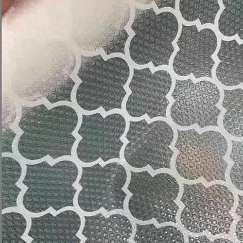 Winshall 4-blättrige Regaleinlagen und Schubladenauskleidung für Ktichen-Schrank, 30,5 cm B x 299,7 cm L, rutschfest, wasserdicht, waschbar, verdickt, für Kommode, Speisekammer, Regal, Badezimmer von Winshall