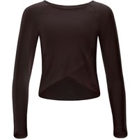 Winshape Langarmshirt "Cropped Functional Light and Soft" Overlap-Applikation von Winshape