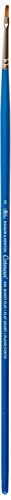 Winsor & Newton 5305003 Cotman Synthetikhaar Aquarellpinsel - Serie 555, Flachpinsel, langer Stiel mit exzellenter Sprungkraft, Farbtragekraft und Punktgenauigkeit - Nr 3, 3 mm von Winsor & Newton