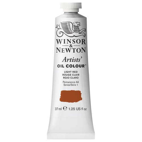 Winsor & Newton 1214362 Artists Ölfarbe - 37ml Tube, Künstler - Ölfarbe mit höchstmöglicher Pigmentierung, höchste Lichtechtheit - Hellrot von Winsor & Newton