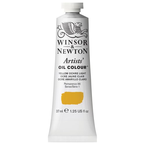 Winsor & Newton 1214745 Artists Ölfarbe - 37ml Tube, Künstler - Ölfarbe mit höchstmöglicher Pigmentierung, höchste Lichtechtheit - Gelber Ocker Hell von Winsor & Newton