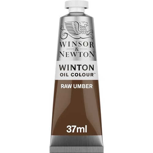 Winsor & Newton 1414554 Winton, feine hochwertige Ölfarbe - 37ml Tube mit gleichmäßiger Konsistenz, Lichtbeständig, hohe Deckkraft, Reich an Farbpigmenten - Umbra natur von Winsor & Newton