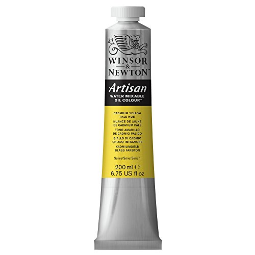 Winsor & Newton 1537119 Artisan wassermischbare Ölfarbe, hohe Pigmentkonzentration, gute Deckkraft & Lichtechtheit - 200ml Tube, Kadmium Gelb hell Farbton von Winsor & Newton