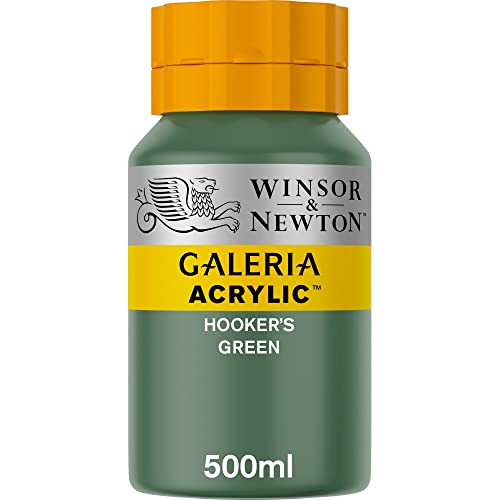 Winsor & Newton 2150311 Galeria Acrylfarbe, hohe Pigmentierung, lichtecht, buttrige Konsistenz, 500 ml Topf - Hooker's Grün Winsor & Newton 2150311 Galeria Acrylfarbe, hohe Pigmentierung, lichtecht, buttrige Konsistenz, 500 ml Topf - Hooker's Grün von Winsor & Newton