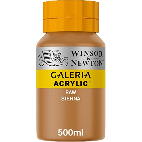 Winsor & Newton 2150552 Galeria Acrylfarbe, hohe Pigmentierung, lichtecht, buttrige Konsistenz, 500 ml Topf - Siena Gebrannt von Winsor & Newton