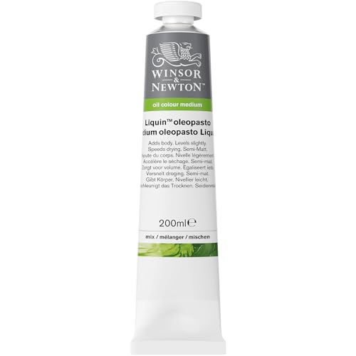 Winsor & Newton 3036755 Ölmalmittel, Liquin Oleopasto, 200 ml Tube, zum strecken von Öl- und Alkydfarben, reduziert die Trocknungszeit, schützt vor Vergilbung Winsor & Newton 3036755 Ölmalmittel, Liquin Oleopasto, 200 ml Tube, zum strecken von Öl- und Alkydfarben, reduziert die Trocknungszeit, schützt vor Vergilbung von Winsor & Newton
