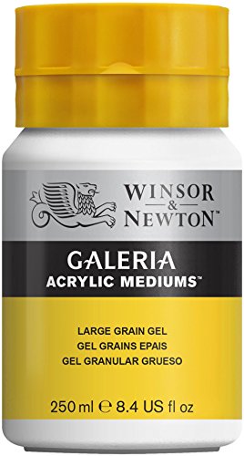 Winsor & Newton 3040809 Galeria Strukturgel Grob, 250 ml Topf, Strukturmedium mit stärkerer Körnungseffekt von Winsor & Newton