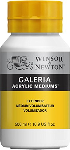 Winsor & Newton 3050817 Galeria Volumenvergrößerndes Medium, 500 ml Topf, erhöht das Volumen der Farbe und erhält die Opazität von Winsor & Newton