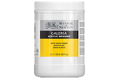 Winsor & Newton 3054948 Galerie GESSO-Grundierung, Weiß, 1l-Volumen von Winsor & Newton