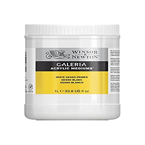 Winsor & Newton 3054948 Galerie GESSO-Grundierung, Weiß, 1l-Volumen von Winsor & Newton