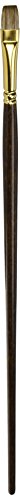 Winsor & Newton 5502008 Monarch Pinsel - Flachpinsel Nr.8 - 9,2mm, professioneller Synthetikhaarpinsel für Ölfarben oder Acrylfarben von Winsor & Newton