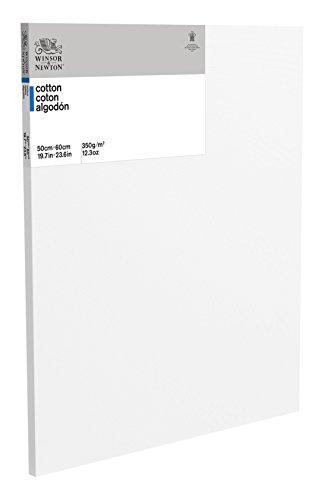 Winsor & Newton 6201073 - Keilrahmen " Classic " 3-fach grundiert 350 g/m², Leistendicke 19 mm, Baumwolle - 50 x 60 cm von Winsor & Newton