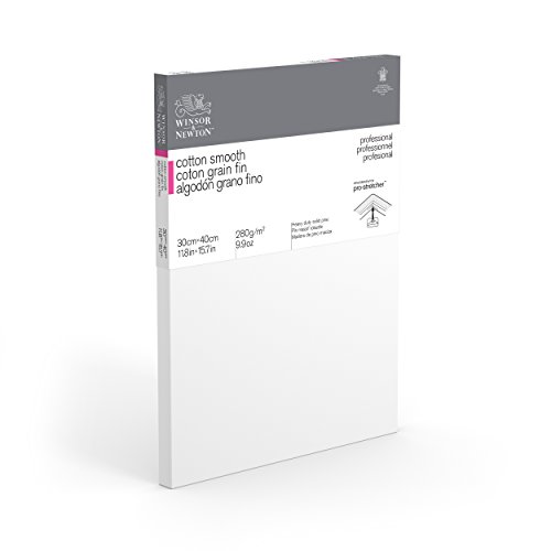 Winsor & Newton 6205025 Professional Keilrahmen Feinkorn, Leinwand mit 280 g/m² aus 100% Baumwolle, 3-fach grundiert für Aquarell, Ölfarben, Acrylfarben - 30 x 40 cm Winsor & Newton 6205025 Professional Keilrahmen Feinkorn, Leinwand mit 280 g/m² aus 100% Baumwolle, 3-fach grundiert für Aquarell, Ölfarben, Acrylfarben - 30 x 40 cm von Winsor & Newton