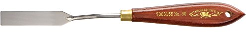 Winsor & Newton 7003155 Malmesser für Acrylfarben & Ölfarben mit elastischer Klinge und ergonomischen Naturholzgriff in Profiqualität - Nr. 30 von Winsor & Newton