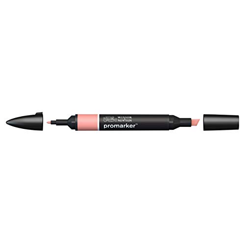 Winsor & Newton " ProMarker " 0203367 - Professioneller Layoutmarker - 2 Spitzen, fein & breit für Zeichnungen, Design & Layouts - Lachsrosa von Winsor & Newton