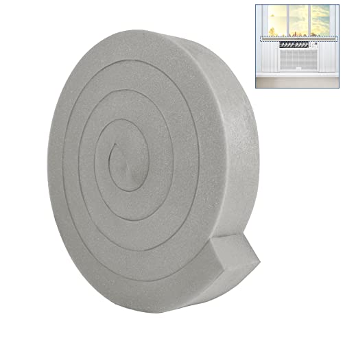 Wintcomfort Fenster-Klimaanlagen-Schaumstoff-Dichtungsband, 5,1 cm breit x 2,5 cm dick, hochbelastbar, Wechselschaum-Isolierband, nicht klebend, Mehrzweck-Wetterabisolierung, 1,8 m x 1 Rolle von Wintcomfort