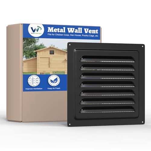 Wintcomfort Hühnerstall Metall Wand Entlüftung 30,5 cm x 30,5 cm Metall Schuppen Entlüftung mit eingebautem Bildschirm für Anti-Debris, Lüftungsgitter für Hühnerstall, Hühnerstall, Geflügelkäfig Wintcomfort Hühnerstall Metall Wand Entlüftung 30,5 cm x 30,5 cm Metall Schuppen Entlüftung mit eingebautem Bildschirm für Anti-Debris, Lüftungsgitter für Hühnerstall, Hühnerstall, Geflügelkäfig von Wintcomfort