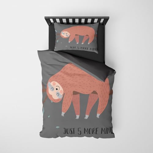 Faultier Bettwäsche Set Teenager und Kinder Bettwäsche 135x200 Mikrofaser Bettbezug mit 1 Kissenbezug 80x80 Jungen und Mädchen Bettwäsche Weich und Bequem Lustige Bettwäsche-Sets mit Tiermuster Faultier Bettwäsche Set Teenager und Kinder Bettwäsche 135x200 Mikrofaser Bettbezug mit 1 Kissenbezug 80x80 Jungen und Mädchen Bettwäsche Weich und Bequem Lustige Bettwäsche-Sets mit Tiermuster von Wintdeer