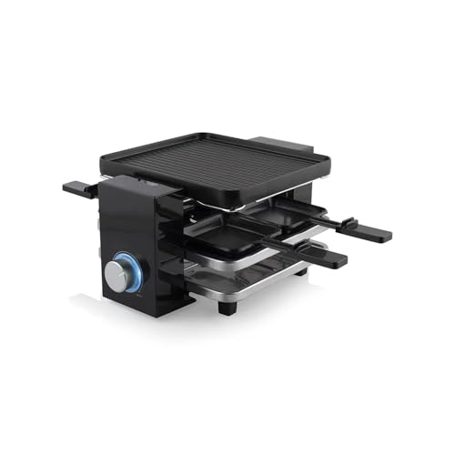 Wintem 4-in-1 Raclette-Platte mit Antihaftbeschichtung, 700 W, ideal zum Backen, Grillen und Backen von Raclette – einstellbarer Thermostat und Leuchtring – Parkbrücke für Töpfe – Kochbereich 21 x 23 Wintem 4-in-1 Raclette-Platte mit Antihaftbeschichtung, 700 W, ideal zum Backen, Grillen und Backen von Raclette – einstellbarer Thermostat und Leuchtring – Parkbrücke für Töpfe – Kochbereich 21 x 23 von Wintem