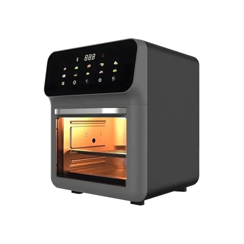 Wintem Digitale Luftfritteuse 12L 1800W mit 12 Programmen, Air Fryer mit Zubehör und Touch-Display | Gesundes Kochen für Diät, Obst und Gemüse ohne Öl von Wintem