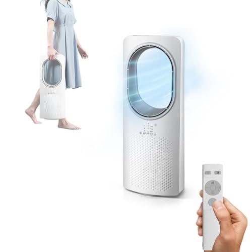 Wintem - Leiser Turmventilator Freezy ohne Flügel mit Fernbedienung, 3 Geschwindigkeiten, 3 Modi, Timer 15 Stunden und Oszillation, Bodenventilator mit LED-Display und intuitiven Touch-Steuerungen Wintem - Leiser Turmventilator Freezy ohne Flügel mit Fernbedienung, 3 Geschwindigkeiten, 3 Modi, Timer 15 Stunden und Oszillation, Bodenventilator mit LED-Display und intuitiven Touch-Steuerungen von Wintem
