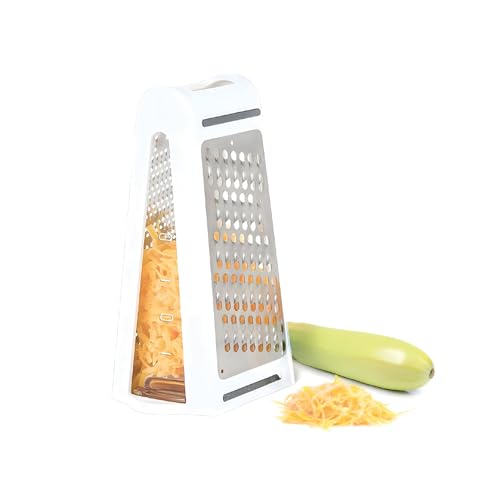 Wintem Mehrzweckreibe aus Edelstahl mit Doppelklinge und abnehmbarem Behälter, ideal für Käse, Gemüse und Schokolade Wintem Mehrzweckreibe aus Edelstahl mit Doppelklinge und abnehmbarem Behälter, ideal für Käse, Gemüse und Schokolade von Wintem