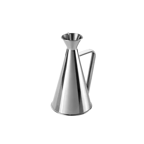 Wintem Ölflasche aus Edelstahl, 500 ml, 11,5 x 10,5 x 21 cm – integrierter Ausgießer für eine präzise Dosierung – perfekte Aufbewahrung des Aromas und die wohltuenden Eigenschaften des Öls – schnell von Wintem