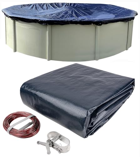 Winter Block WC15R Swimming Pool Winter Cover with Winch and Cable, 15' Winter Block WC15R Swimming Pool Winter Cover with Winch and Cable, 15' von Winter Block