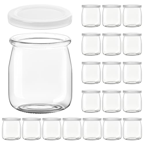 Winter Shore 200 ml Durchsichtige Joghurtgläser with Lid (20 Stück) - Mehrzweck Nachtisch Gläser für Marmelade, Honig, Desserts, Kerzen - Spülmaschinen-, Gefrierschrank- & Mikrowellenfest, BPA-Frei Winter Shore 200 ml Durchsichtige Joghurtgläser with Lid (20 Stück) - Mehrzweck Nachtisch Gläser für Marmelade, Honig, Desserts, Kerzen - Spülmaschinen-, Gefrierschrank- & Mikrowellenfest, BPA-Frei von Winter Shore