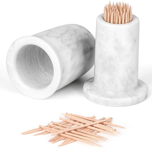 Winter Shore Marmor Zahnstocherspender Behälter mit Deckel für 100 Zahnstocher - Ordnungssystem Küche Deko aus Porzellan für Cocktailstäbchen - Für Vorspeisen & Wurstbrett - Haushalt & Küche Organizer Winter Shore Marmor Zahnstocherspender Behälter mit Deckel für 100 Zahnstocher - Ordnungssystem Küche Deko aus Porzellan für Cocktailstäbchen - Für Vorspeisen & Wurstbrett - Haushalt & Küche Organizer von Winter Shore