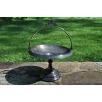 Antiker Hochzeitskorb Vierfachteller Simpson Hall Miller Versilbert von WinterFinds