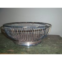 Vintage Gorham Silber Original Schale Brotkorb Geschirr Serviergeschirr von WinterFinds